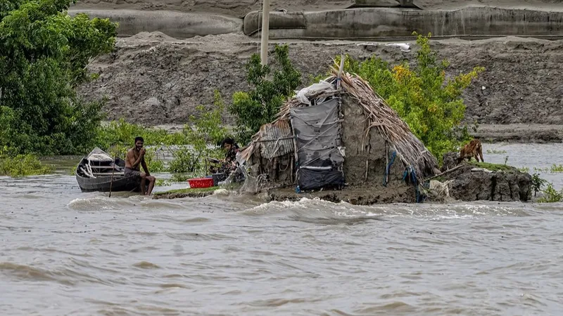 Climate-induced displacement affecting women and families